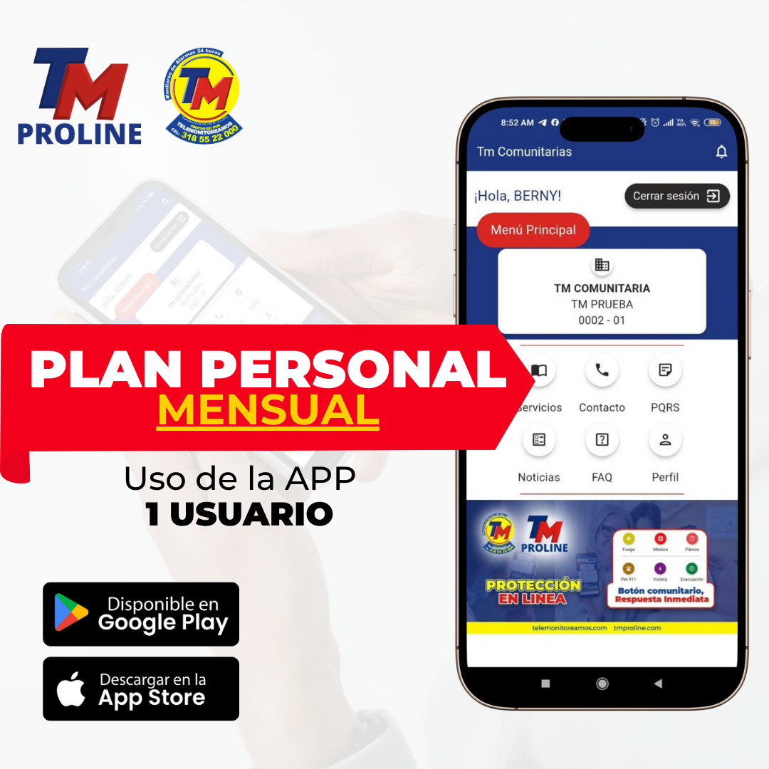 PLAN INDIVIDUAL -PERSONAL - Mensual - PROLINE